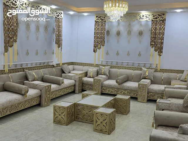 احدث الموديلات على جلسات خليجية 14 مقعد 10 متر مع طقم طربيزاط ومراكي