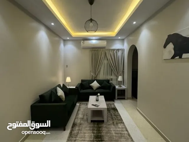 شقة غرفتين مفروشه للإيجار الشهري في الدمام حي ضاحية الملك فهد