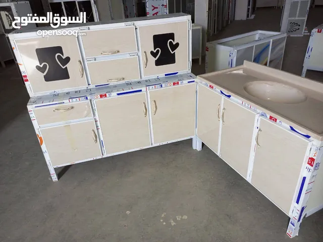 كاونتر متر ونص ملحق وارضي متر ونص وسنك متر و20 سم متوفر ب 17 لون مختلف
