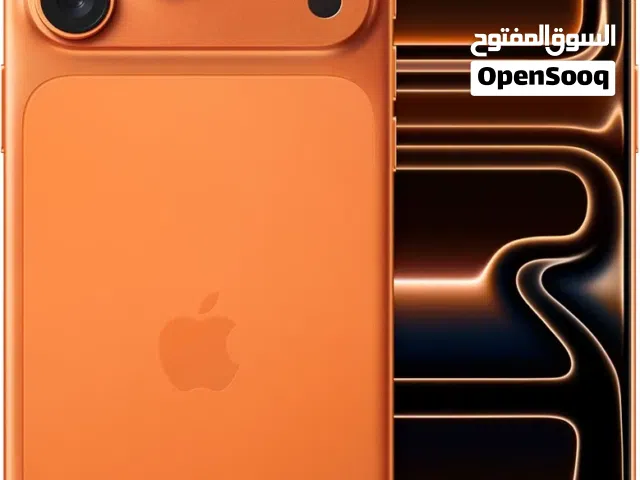 iPhone 17 Pro Max من Apple (سعة تخزين 512GB) - برتقالي كوني