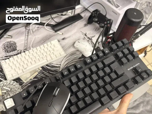 كيبور ميكانيك سوج ازرق mars gaming هوة ولماوس