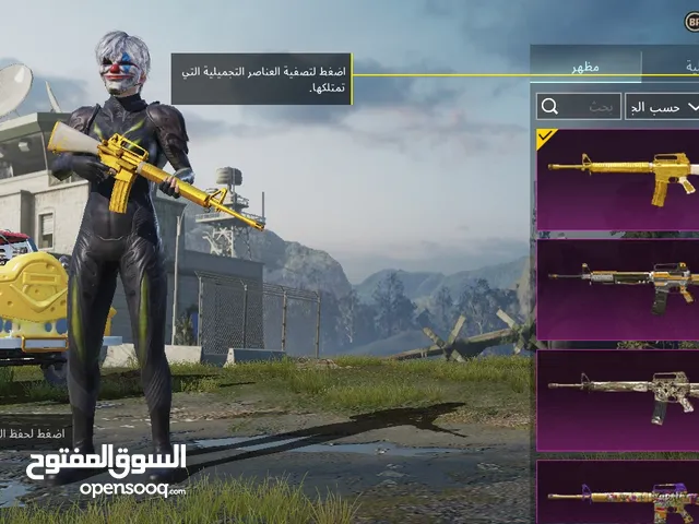حساب ببجي للبيع