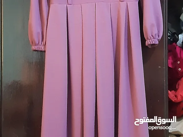 جلباب  قياس L للبيع لون زهري