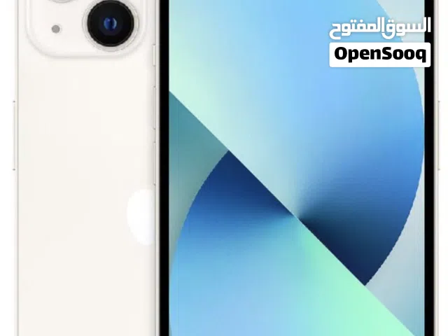 أبل آيفون 13 مستعمل بحالة ممتازة بسعة 128 جيجابايت لون أبيض والسعر قابل للتفاوض