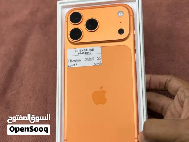 iPhone 17 pro max -512 GB - Box piece - Fabulous condition available- warranty 1/2027