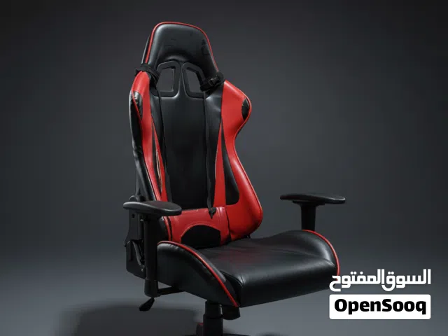 كرسي قيمنق (Gaming Chair) أسود وأحمر للبيع - يحتاج صيانة بسيطة