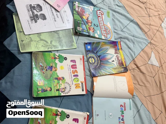 Indian school 2nd standard CBSE used Testbooks with additional Malayalam books