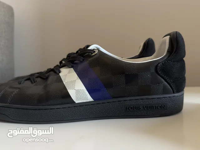 Louis Vuitton man shoes , sneaker black damier leather 8 US 41EUR MS1115