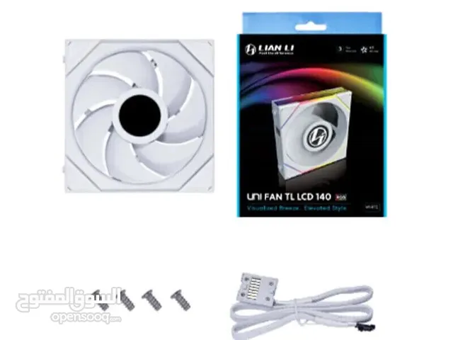 مراوح lian li tl lcd white reverse blade مراوح ارجي بي مع شاشة