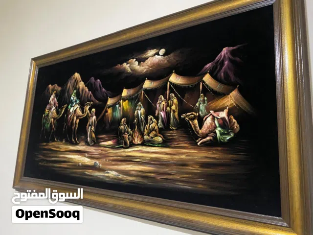 لوحات رسم زيتي موقعه