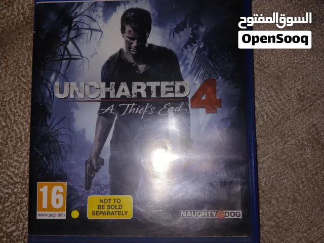 للبيع uncharted 4 فءه أوله ممتازه بحاله تحفه التحفه كسر زيرو الاصليه من شركه sony الاصليه بسعر حكايه