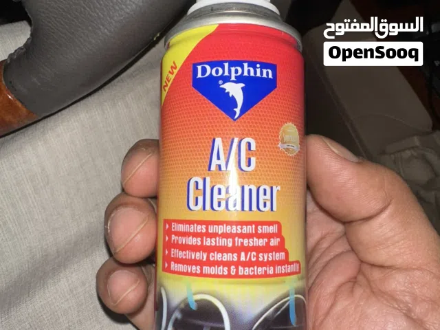 منظف مكيفات السيارات من ماركة دولفين بخاخ رش للسيارات