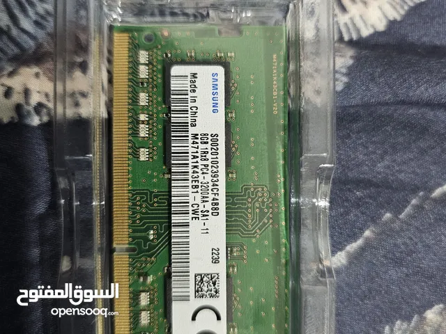 (Laptop Ram) total 8Gb , DDR 4 (8) laptop Ram 1 pc For sale