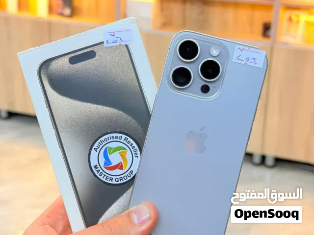 ايفون 15 برو ماستر. ضمان 5 ايام. بطارية 97. ذاكره 256. نظافه 100%