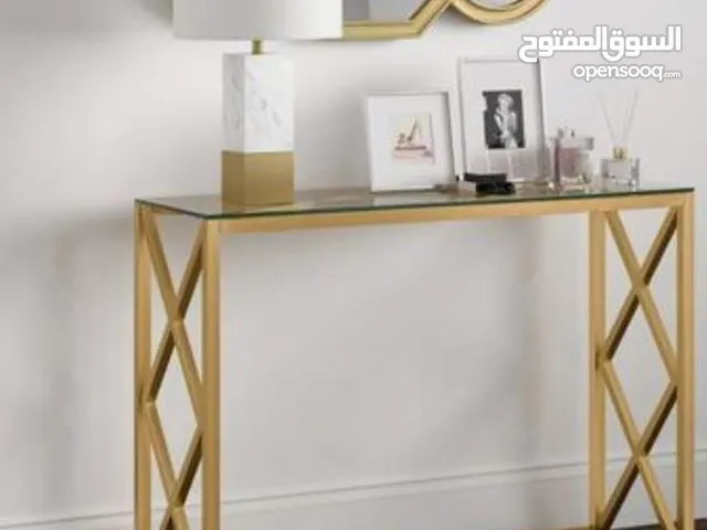 كونسول بتصميم هندسي معدن من Lion Home