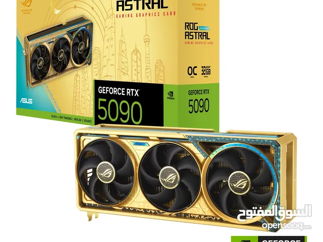 كرت شاشه Asus Astral RTX 5090 DAHAB Edition
