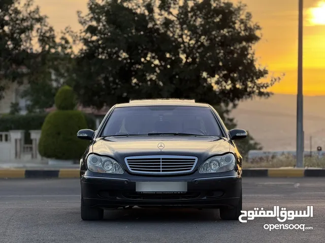مرسيدس اس كلاس s600 V12 لونج لارج موديل 2002 مالك ثاني (مخزنة) بحال الوكالة للبيع