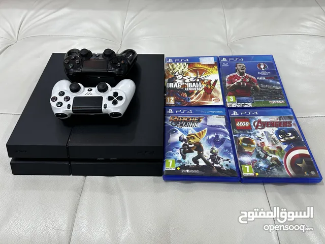 Ps4 With 2 Controller + 4 Games