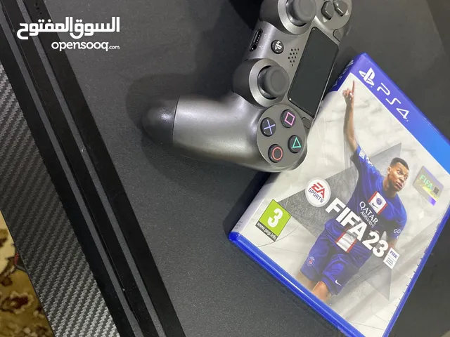 PS4 pro  مع كترول و fifa23