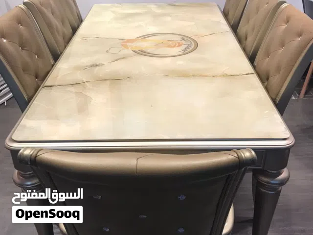 طاولة طعام ست كراسي مستعمله شهر