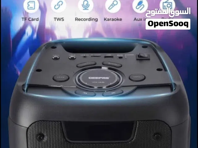 سماعات / سبيكر / قابلة للشحن / للترفيه والرحلات - Geepas GMS11168 Rechargeable Professional Speaker