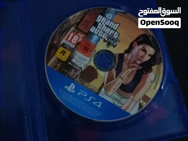 لعبه GTA5 لبلايستيشن 4 مستعمله شهر