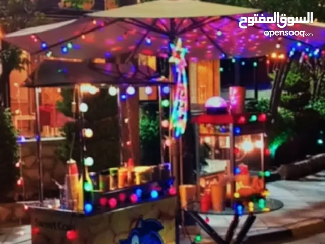 عربايه ذره بحاله الوكاله مع كامل اغراضها مع ماكينه بوشار الحجم الكبير