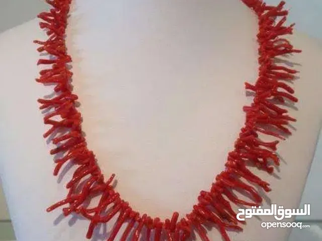 عقد مرجان أصلى ايطالى تحفة 50 سم