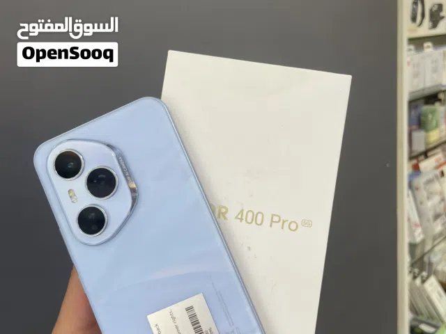 Honor 400 pro 512g  مستعمل بحالة الوكاله وكامل الاغراض مع الجهاز كرتونه وشاحنه الاصلي  وكاله الجهاز