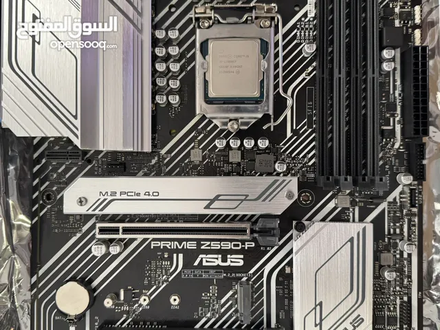 Asus Prime Z590-P + CPU i9 11900KF + 64gb RAM