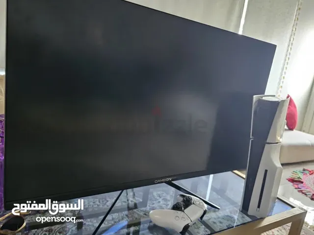 Ps5 slim disc version with 1 joystick 32 inch Gameon monitor 144 Hz