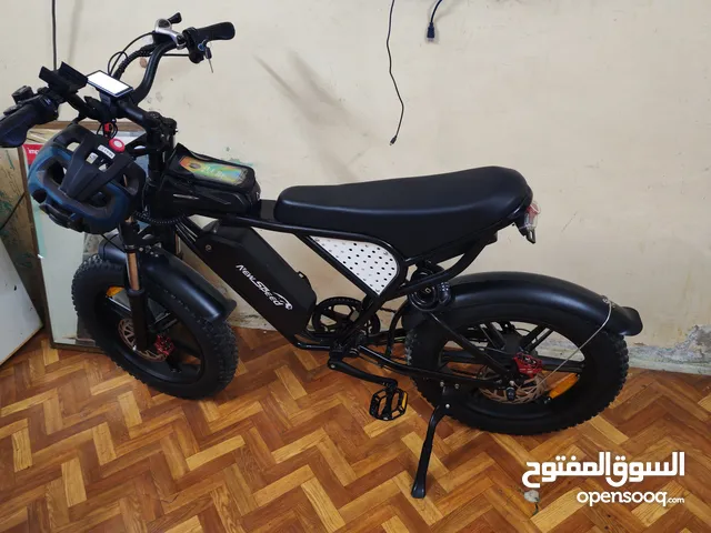 دراجة جبلية كهربائية 1000W ماشي 6 ايام فقط حالته جديده جدا بجانب خوزة رياضيه