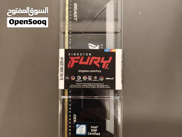 للبيع: ram Kingston FURY Beast 16GB DDR4 (مستعملة)