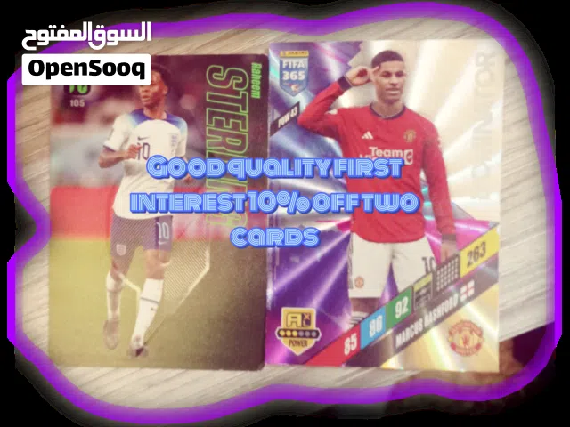 2024 Marcus rash Ford adrenalyn card +2024 Gabriel Jesus limited edition