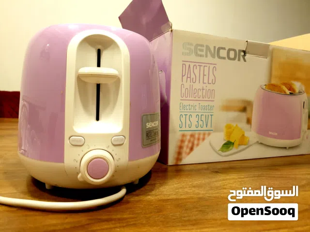 توستر سينكور باستيل بحالة ممتازة جداً (شبه جديد) - Sencor Toaster