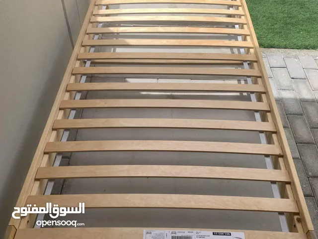 Bed frame bamboo wood only 70 aed