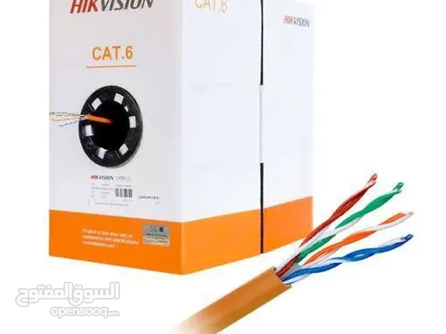 كابل كات 6 لجميع الاستعمالات Hikvision cat6