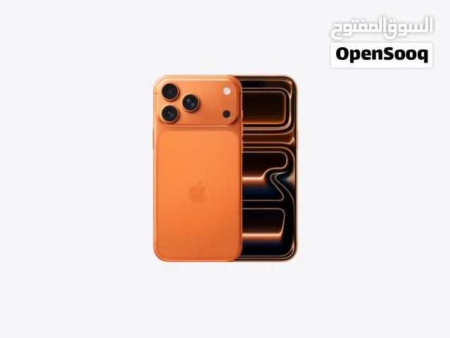 ايفون 17برو ماكس جديد 256 e sim بالكرتونه مسكره