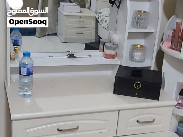 Dressing table with bed and small table