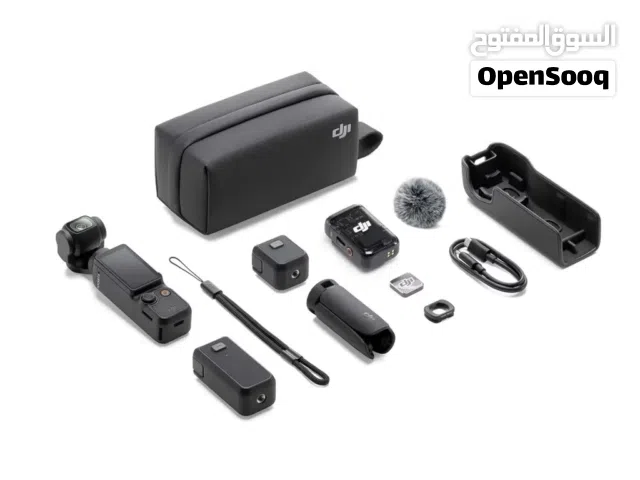 كاميرا dji بجميع ملحقاتها مع ضمان