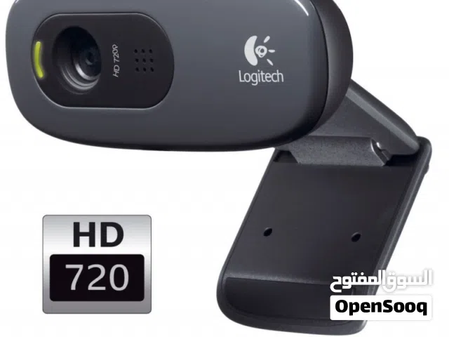 كاميرا ويب Logitech C270 HD 720p - أصلية - حالة ممتازة.