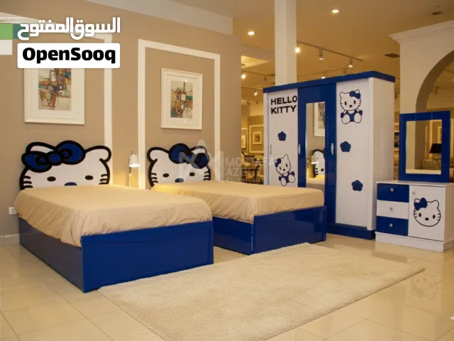 عرض الـ 8 قطع المتكامل لغرف الأطفال 2 مرتبة طبية 2 حافظة مرتبة 2 مخدة  2 خداديةالشحن مجاني