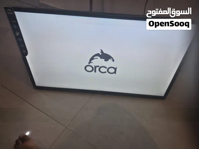 تلفزيون أوركا للبيع  شاشة ORCA بحالة ممتازة  صورة واضحة وصوت قوي تدعم HDMI و USB  مناس