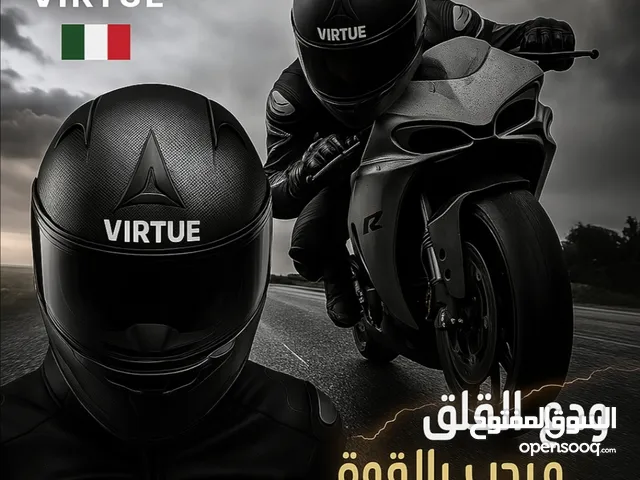 خوذة VIRTUE للدراجات النارية – أمان وأناقة بحجم XL جديد بالباكيت غير مستعمل أصلية أوربية