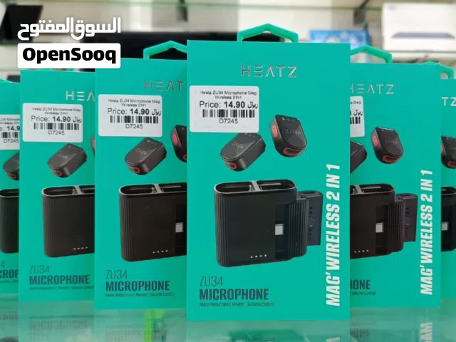 NEW HEATZ ZU34 MICROPHONE MAG WIRELESS 2 IN 1