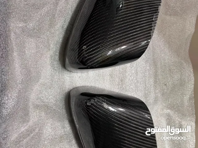 BMW 2019 M850i Carbon Fiber Mirror Caps (Fits 2019-2024) غطاء مرآيات كاربون فايبر مستعمل بي ام M8