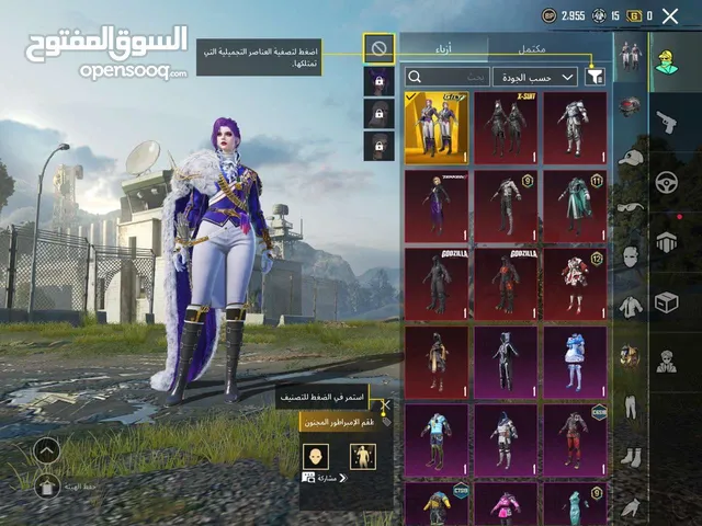 حساب ببجي للبيع