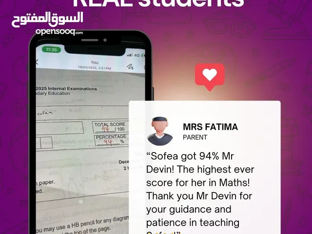 Online Math Tuition ! IGCSE/GCSE/GCE ! 20 Years of Master Experience !