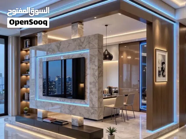 ديكور زجاج جبس تشطيب ترميم صيانة اضافات