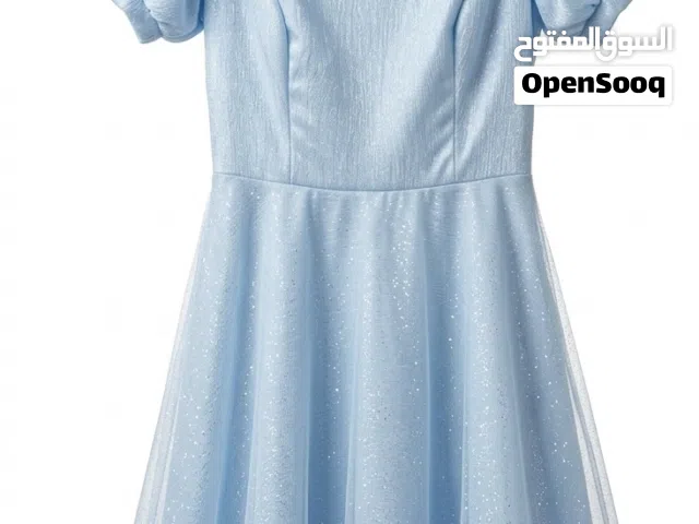 فستان سهرة قصير مستعمل لبسة وحدة